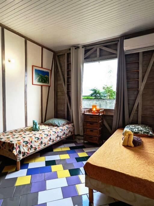 Charmante Villa Creole Climatisee, Jardin Tropical Et Piscine Prives Lamentin Luaran gambar